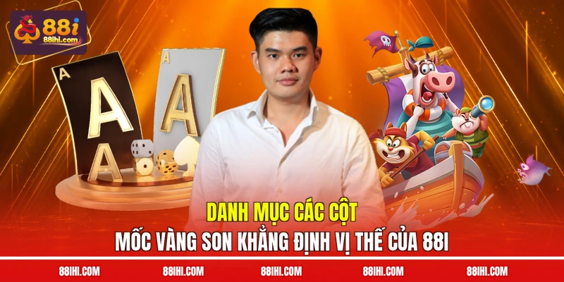 Danh mục các cột mốc vàng son khẳng định vị thế của 88I